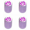 thumbnail image 1 of Hibiscus Flower Tire Rim Wheel Aluminum Valve Stem Caps, Multiple Colors, 1 of 1