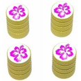 thumbnail image 1 of Hibiscus Flower Tire Rim Wheel Aluminum Valve Stem Caps, Multiple Colors, 1 of 1