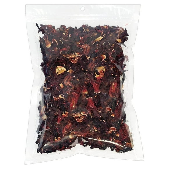 Hibiscus Flower Treat (8oz)- Healthy Natural Dried Flower Herbivore Treat - Chinchillas, Guinea Pigs, Rabbits, Prairie Dogs, Degus, Hamsters, Rats, Squirrels, Sugar Gliders & Other Small Pets