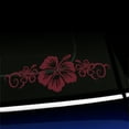 thumbnail image 1 of Hibiscus Flower Trio - Vinyl Decal - Choose Color - [BURGUNDY], 1 of 1