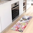 thumbnail image 1 of Hibiscus Flowers and Bird Luxury Kitchen Rug Non Slip Bathroom Plush Mat Shaggy Bedroom Carpet 39"x20", 1 of 6
