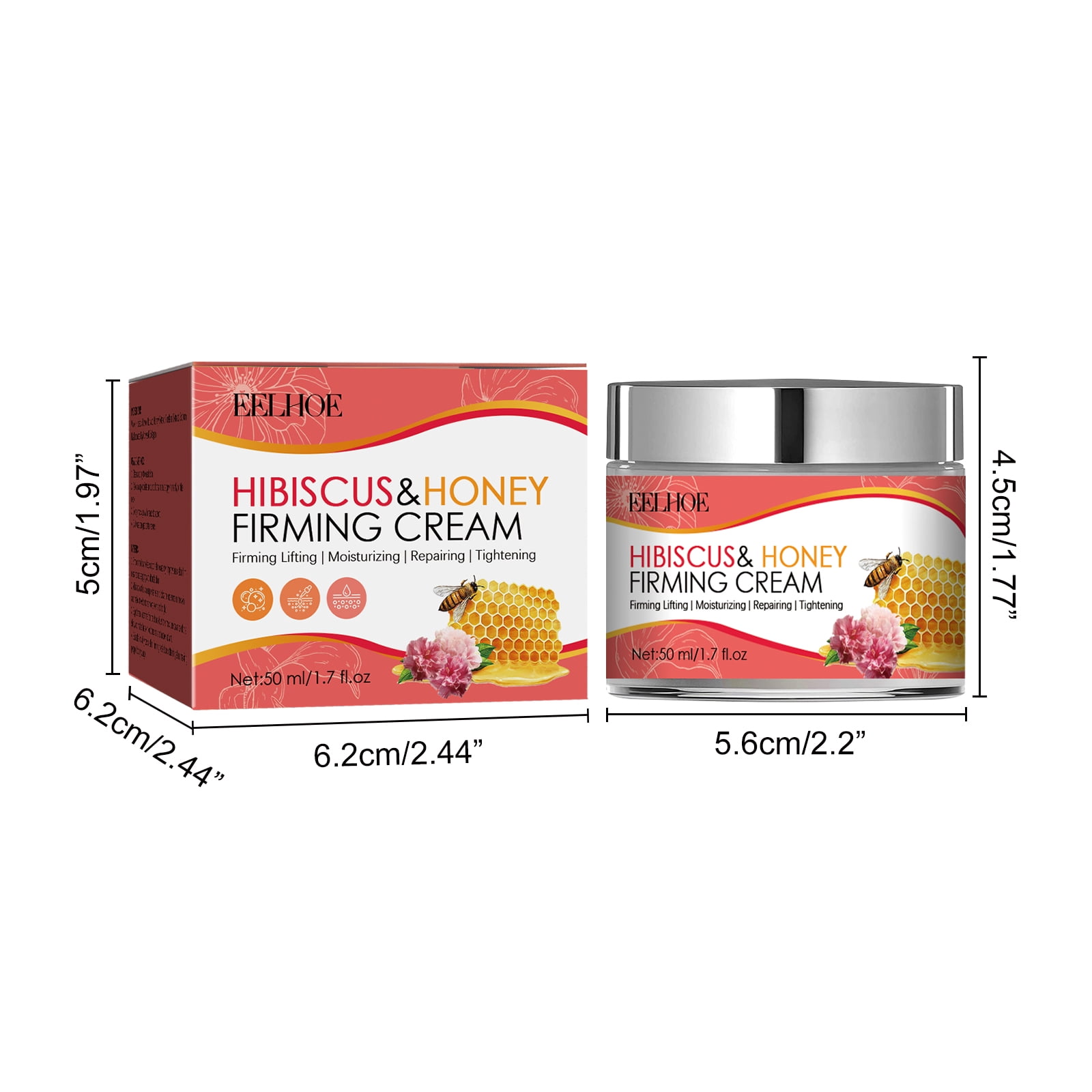Hibiscus and Honey Firming Cream, Neck Firming Cream, Skin Tightening Cream,Skin Tightening