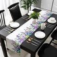 thumbnail image 1 of Hibiscus Leaf Fresh Table Runner Luxury Home Dining Table Coffee Table Holiday Wedding Decoration Party Dinner Table Runner, 1 of 5