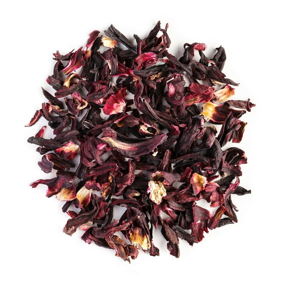 Hibiscus Organic Flowers Herbal Tea - Lemon Tart & Berry Rich - Classic Sweet Sour Rose Mallow 350g