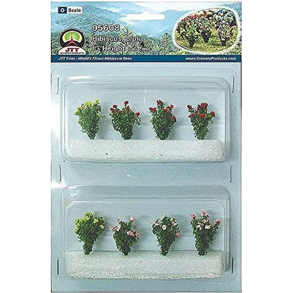 Hibiscus, Oscale 8Pk By Jtt Scenery