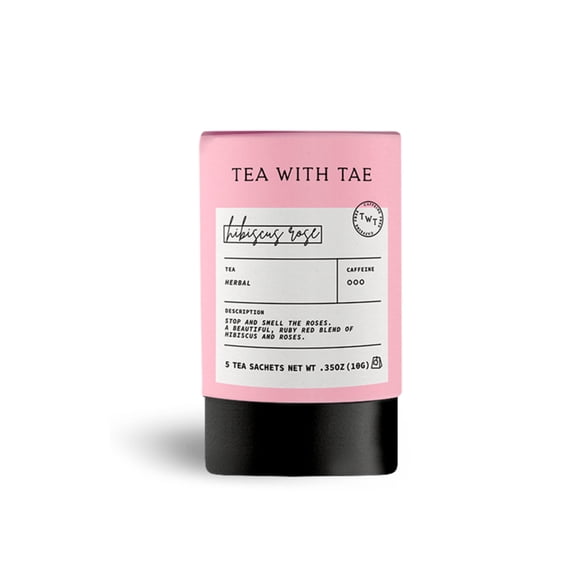 Hibiscus Rose Mini Tea Tube (5 tea bags)