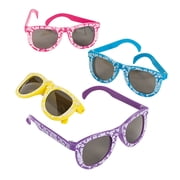 Hibiscus Sunglasses - Party Favors - 12 Pieces