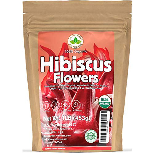 100% Natural Ceylon Organic Dried Hibiscus Flowers 50g, Healthy