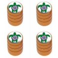 thumbnail image 1 of Hibiscus Turtle Hawaii Hawaiian Tire Rim Wheel Aluminum Valve Stem Caps, Multiple Colors, 1 of 1