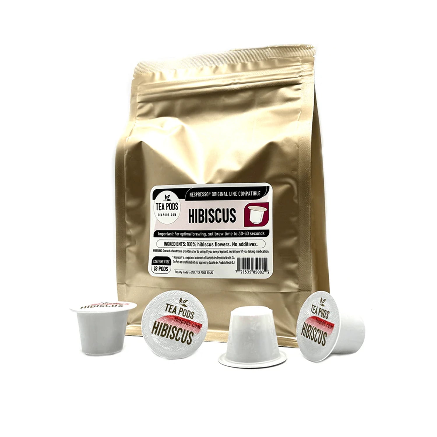 Hibiscus tea pods Nespresso OriginalLine compatible Walmart