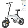 thumbnail image 1 of Hiboy C1 Electric Bike for Adults, Max 19MPH Speed & 43.5 Miles Range（PAS）, 500W Peak Motor and Removable Battery, Front Suspension Electric Bicycle, 14" Foldable ebike for Adults and Teens, 1 of 5