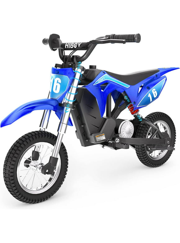 Hiboy DK1 36V Electric Dirt Bike,300W Electric Motorcycle - Up to 15.5MPH & 13.7 Miles Long-Range,3-Speed Modes Motorcycle Blue