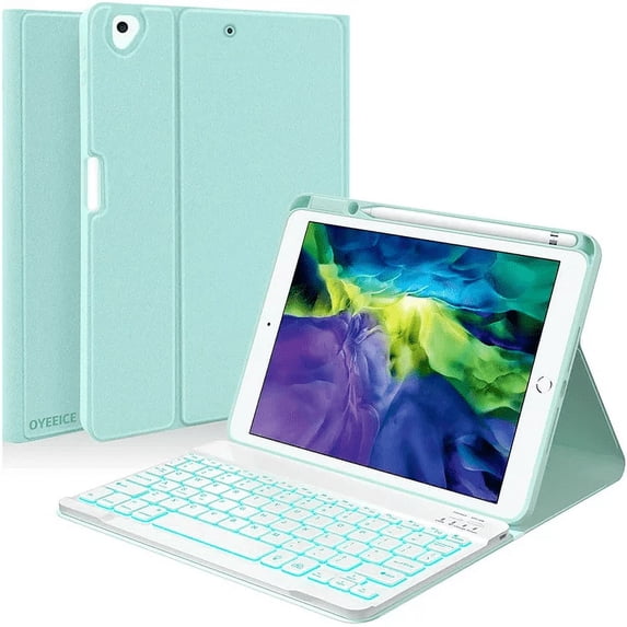 Hiboy Keyboard Case for iPad 10.2 & 10.5 in, Green