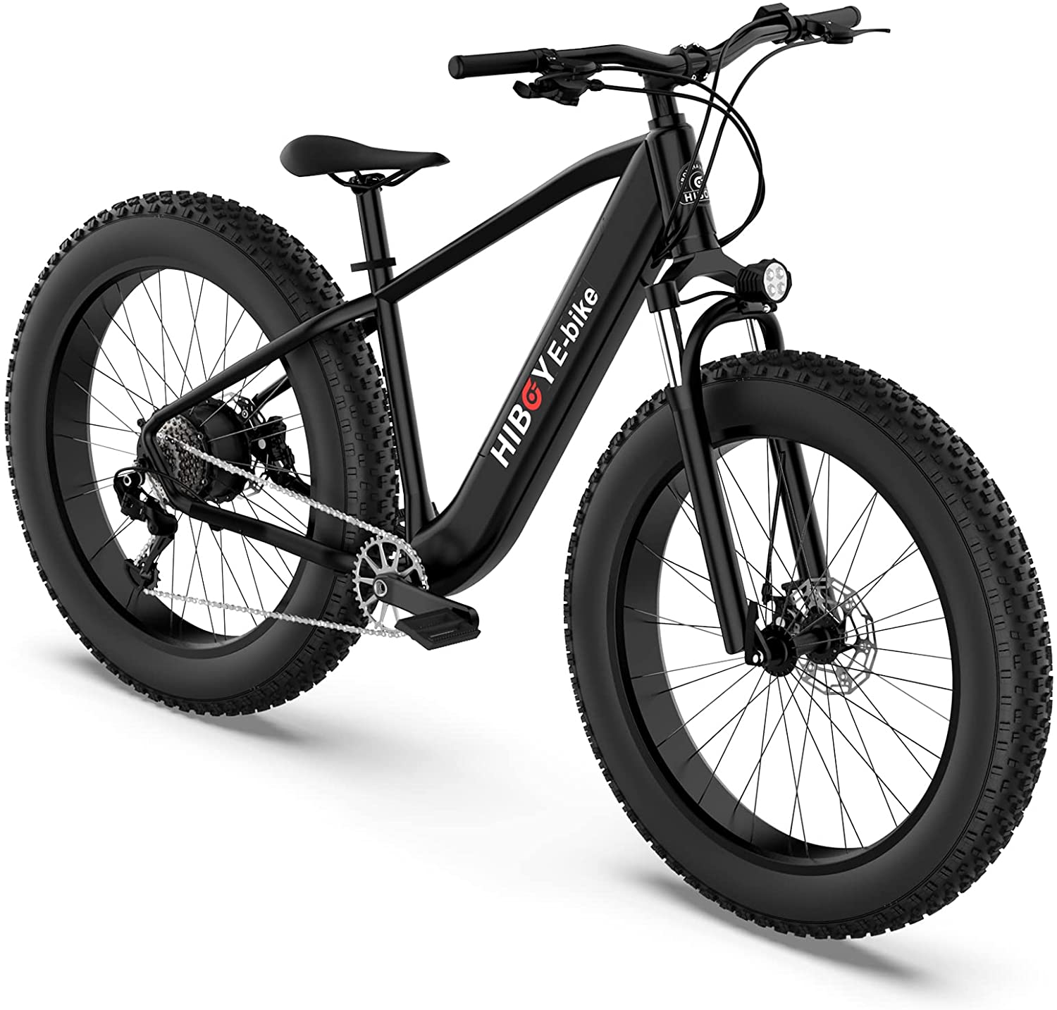 Hiboy P6 Fat Tire Electric Bike, 26'' 4.0 Fat Tire Dirt Ebike Shimano 9 Speed Gears 750W Motor 48V 13Ah Lithium-Ion Removable Battery Snow Mountain City Adult Electric Bicycles, UL Certified - image 1 of 16