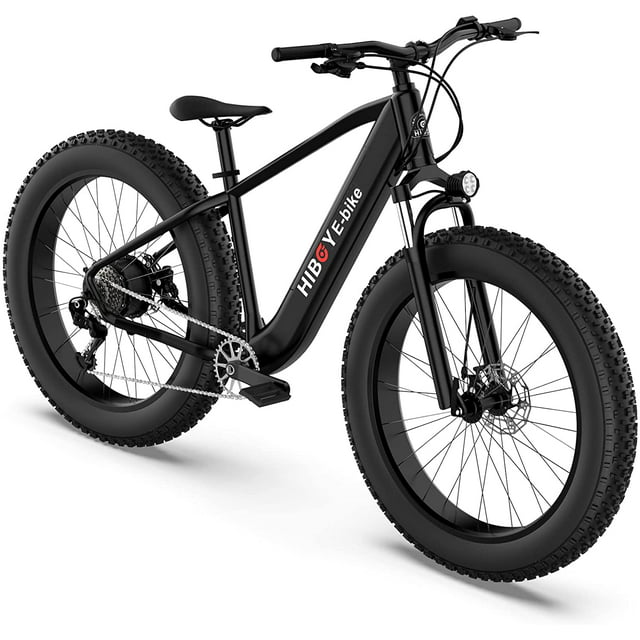 Hiboy P6 Fat Tire Electric Bike, 26'' 4.0 Fat Tire Dirt Ebike Shimano 9 Speed Gears 750W Motor 48V 13Ah Lithium-Ion Removable Battery Snow Mountain City Adult Electric Bicycles, UL Certified