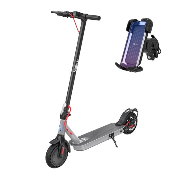 Hiboy S2 Electric Scooter with Phone Mount, 350W Motor, Up to 17 Miles Range, 19 MPH Max Speed, 8.5" Solid Tires, Foldable Commuter Scooter with App Control