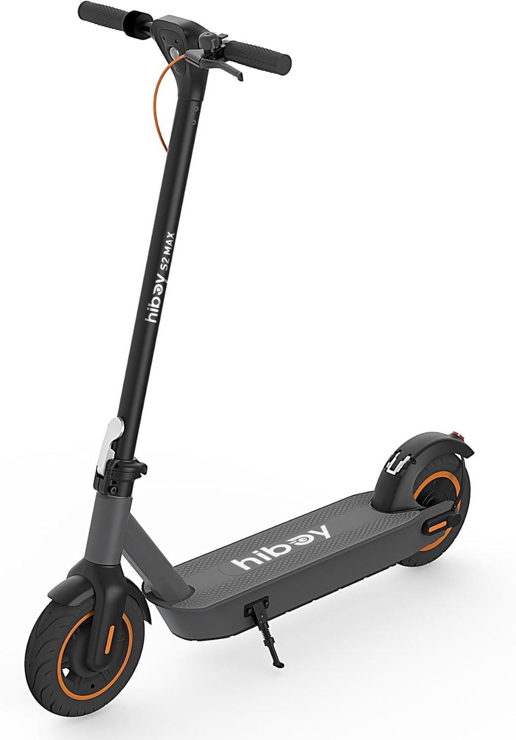 Hiboy S2 MAX Electric Scooter, Upgraded 500 W Motor, 10 In. Air-filled Tires, up to 40.4 Miles Range and 19 Mph Speed, Portable Commuting for Adults with Double Braking System and App