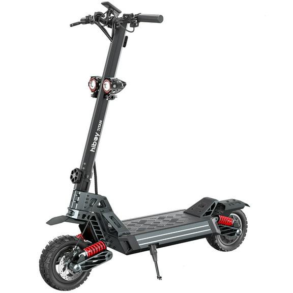 Hiboy Titan 1000W 25MPH 46Mi Range 10" Off-Road Tires, Dual Suspension & Hydraulic Brakes, Foldable E-Scooter