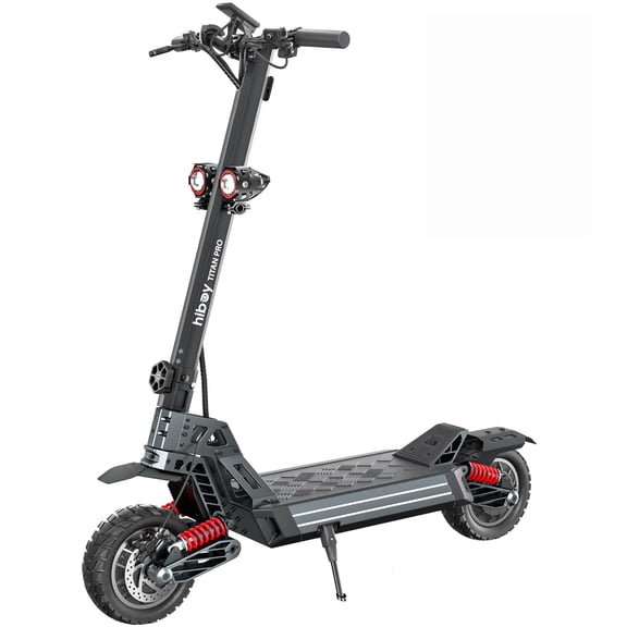 Hiboy Titan PRO 2000W Dual-Motor E-Scooter: 31MPH, 80 Mi Range, 10" Off-Road Tires, Hydraulic Brakes, Adjustable Suspension for Adults