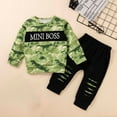 thumbnail image 1 of Hicidod Baby Boys Girls Fall Clothes Outfit Long Sleeve Crew Neck Sweatshirt And Jogger Pants Set Casul Cute Printed Toddler Sweatsuit, 1 of 1