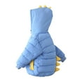 thumbnail image 1 of Hicidod Baby Fleece Jacket Hooded Long Sleeves Warm Down Coat Cute Dinosaur Lightweight Thick Fleece Lined Winter Outwear, 1 of 7