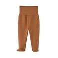 thumbnail image 1 of Hicidod Baby Footed Pants Cotton High Waist Casual Infant Leggings Fashion Solid Warm Toddler Tights Pants Sleepwear, 1 of 4