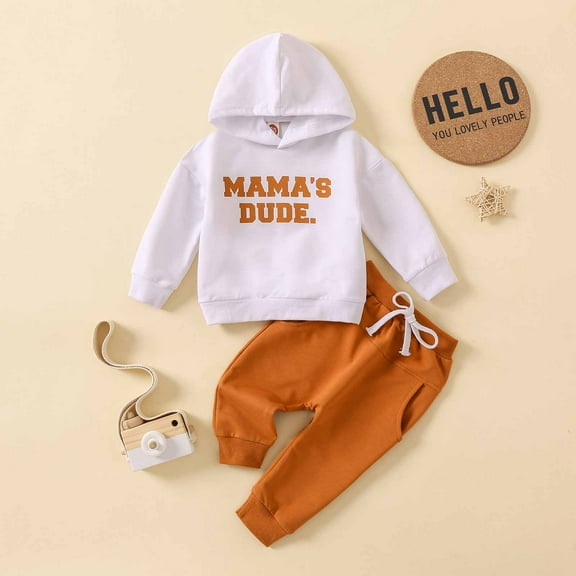 Hicidod Baby Girls Sweatsuit 2 Piece Set Cute Printed Fall Winter Casual Toddler Track Suit Long Sleeve Hoodies Sweatpants Outfit