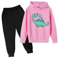 thumbnail image 1 of Hicidod Boy's Sweatsuit 2 Piece Sets Cute Graphic Casual Oversize Tracksuit Long Sleeve Hoodies And Jogging Sweatpants Outfits, 1 of 2