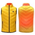 thumbnail image 1 of Hicidod Boys Heated Vest Waterproof Lightweight Electric Heated Vests Fashion Solid Zip Up Sleeveless Unisex Down Jackets, 1 of 8