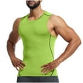 thumbnail image 1 of Hicidod Compression Tank Top Men Big And Tall Shapewear Slimming Body Shaper Vest Solid Quick Dry Workout Tee Tops Undershirts, 1 of 6