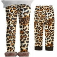 thumbnail image 1 of Hicidod Fleece Lined Leggings Girls Printed Thick Thermal Tights For Girls Warm Ankle Length High Waist Basic Fall Winter Pants, 1 of 7