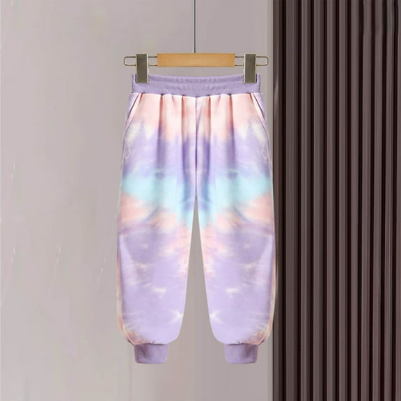 Hicidod Fleece Lined Sweatpants for Toddler Thicken Warm Casual Jogger Pants Solid Elastic Waist Winter Sweatpants with Pockets