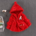 thumbnail image 1 of Hicidod Girls Fleece Jacke Cute Soft Hooded Fall Winter Coat Furry Faux Fur Warm Jacket Windproof Fashion Snowsuit Outwear, 1 of 3