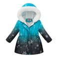 thumbnail image 1 of Hicidod Girls' Winter Jackets Hooded Fleece Lined Toddler Parka Outwear Print Warm Thicken Cotton Puffer Coats, 1 of 7