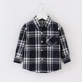 thumbnail image 1 of Hicidod Kid Flannel Shirt Toddler Buffalo Plaid Shirt Boys Western Shirts Long Sleeve Button Down Lapel Shacket Fall Shirt Prime Deals, 1 of 6