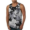 thumbnail image 1 of Hicidod Men's Casual Tank Tops Camouflage Printed Sleeveless Tee Lightweight Loose Workout Muscle Basic T Shirts for Summer, 1 of 1