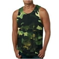 thumbnail image 1 of Hicidod Men's Casual Tank Tops Camouflage Printed Sleeveless Tee Lightweight Loose Workout Muscle Basic T Shirts for Summer, 1 of 4