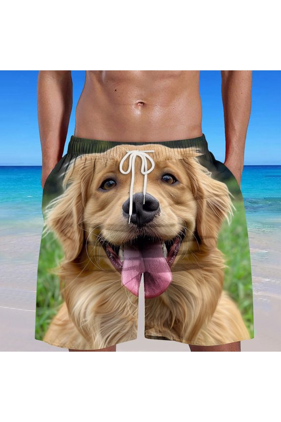 Men's Swim Trunks Fashion Printed Quick Dry Cozy Board Shorts Compression Casual Beach Mens Swimming trunk Swimwear