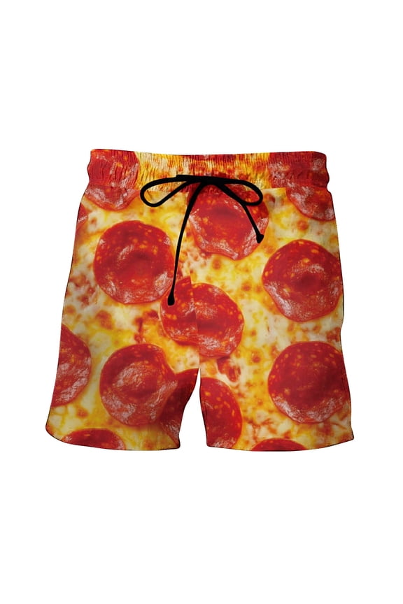 Mens Swim Trunks Bathing Suit Fashion Print Compression Beach Swim Shorts Swimwear Quick Dry Pockets Swimming Trunk