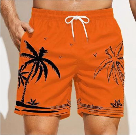 Hicidod Mens Swim Trunks Quick Dry Swimming Shorts with Mesh Lining And Cargo Pockets Gradient Printed Beach Bathing Suits