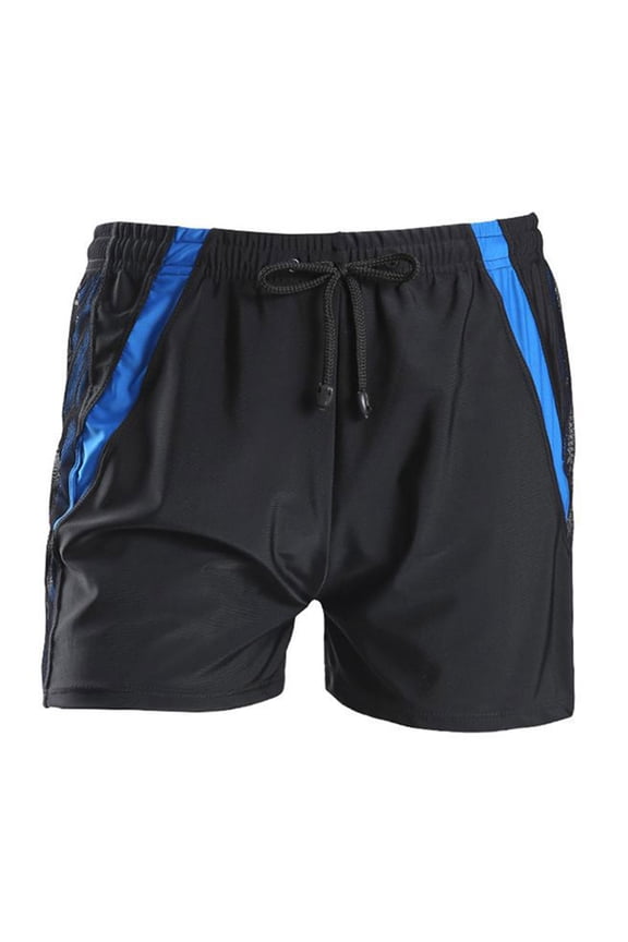 Mens Swim Trunks Square Leg Athletic Jammers Training Bathing Swimming Shorts Quick Dry Print Compression Durable Swim Trunk