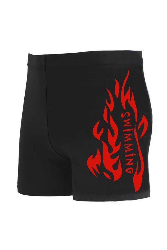 Swim Trunks Men Athletic Square Leg Durable Compression Swim Jammers Quick Dry Training Bathing Swimming Shorts