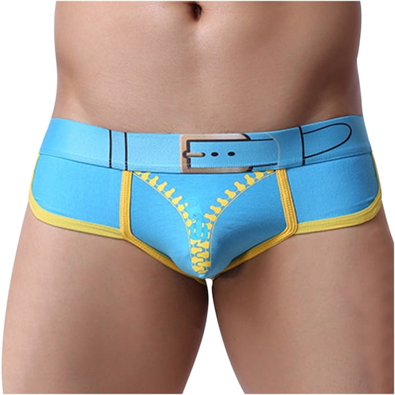 Hicidod Swimming Briefs for Men Fashion Printed Lightweight Bikini Swimwear Sexy Low Rise Sports Surfing Beach Mens Swimsuit