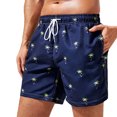 thumbnail image 1 of Hicidod Swimming Trunks for Mens Quick Dry Thin Swim Shorts with Pockets Swimwear Bathing Suits Fashion Printed Casual Beach Short, 1 of 5