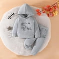 thumbnail image 1 of Hicidod Toddler 2pcs Outfits Long Sleeve Hoodies Sweatpants Cute Cartoon Printed Fall Winter Casual Sport Clothing Set, 1 of 7