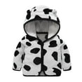 thumbnail image 1 of Hicidod Toddler Fleece Jacket Cute Bear Ears Hoodie Baby Girls Boys Coats Print Fuzzy Winter Warm Sweatshirt Coats Winter Warm, 1 of 4
