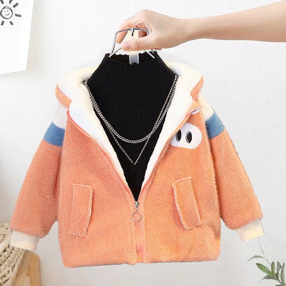 Hicidod Toddler Fleece Jackets Winter Casual Comfortable Coat Baby Girls Boys Autumn Warm Windproof Fashion Cozy Tops