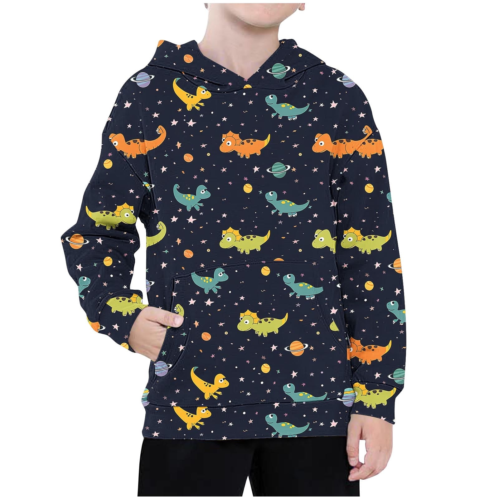Baby 1pcs Striped Graphic Cartoon Shape Design Fleece Thermal Hoodies