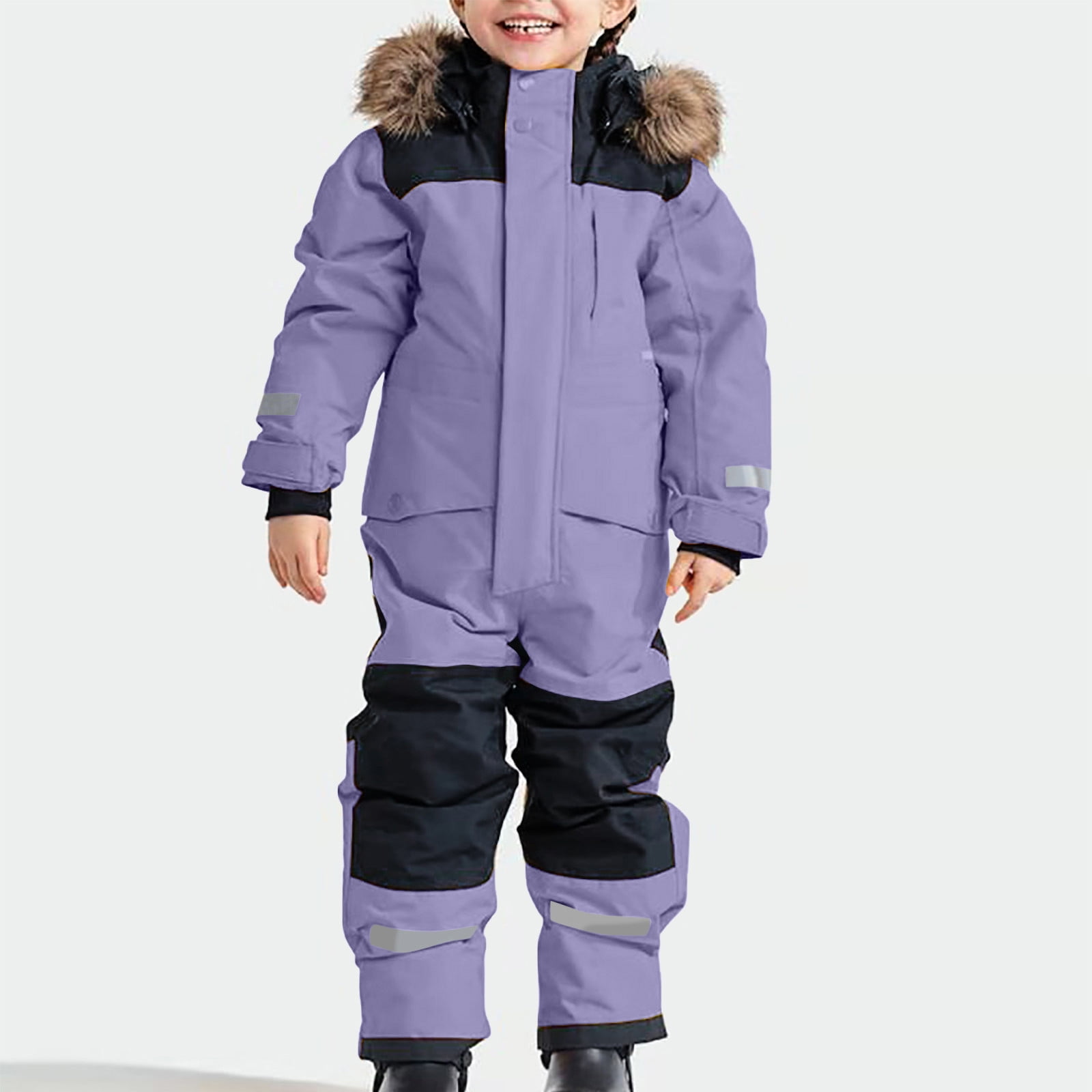 Hicidod Toddler Snowsuit One Piece Girls Boys Ski Suits Jumpsuits