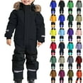 thumbnail image 1 of Hicidod Snow Suit for Kids Unisex One Piece Snowboard Suit Ski Jumpsuits Coveralls Waterproof Windproof Winter Warm Snowsuit, 1 of 7